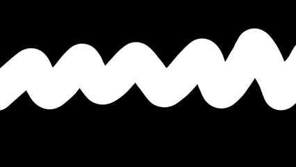 Abstract zig zag wave line pattern on black background with abstract © Fardous 