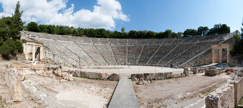 Greece, Epidauros, amphi theatre