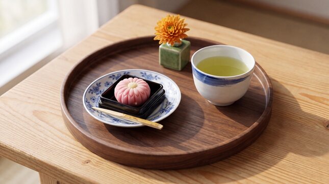 着せ綿,上生菓子,重陽の節句,日本,菊,初心者