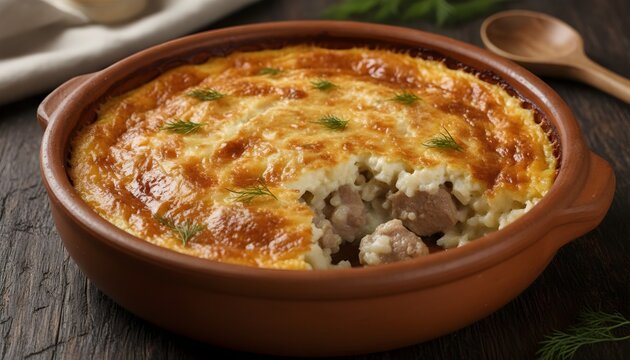 Albanian Tave Kosi Baked Dish