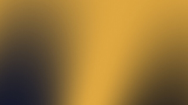 Luxury gold and navy blue grainy gradient background with elegant conical curve wave