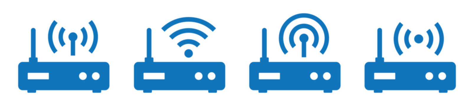 Wifi router connection icon illustration