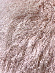 Soft, fluffy texture in light pink hue © schankz
