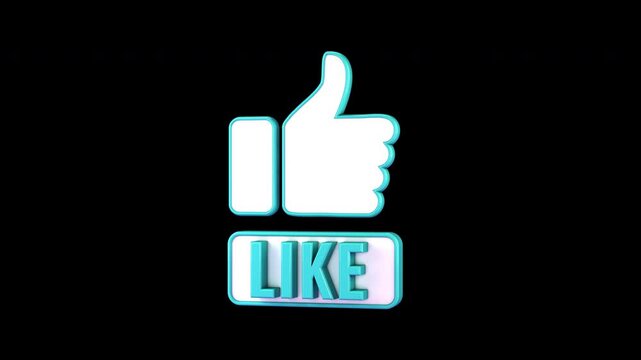 Thumb Up (LIKE) Sign - with Alpha