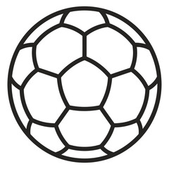 Naklejka premium Soccer ball icon