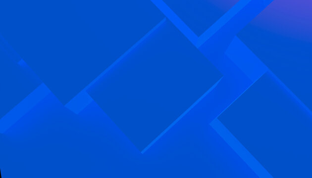 Blue geometric shapes overlapping in modern abstract design