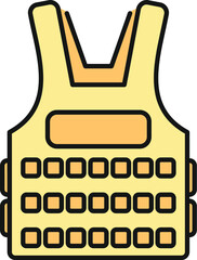 Obraz premium Tactical bulletproof vest providing security and personal protection