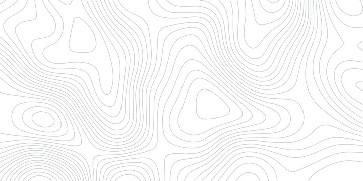 Abstract Black and White Topographic Contour Lines with Flowing Terrain Curves and Wavy Patterns Inspired by Natural Wood Grain and Fingerprint Textures