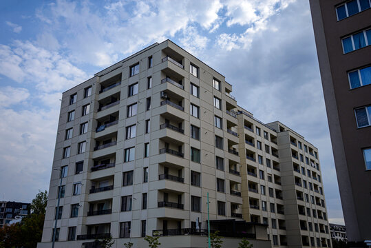 residential building in the city
