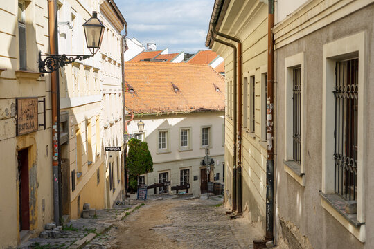 Bratislava, Slovakia - September 21, 2023: Bratislava Historical center sity at summer, Slovakia.