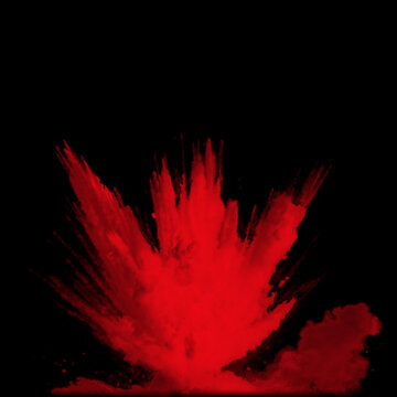 Red explosion effect 