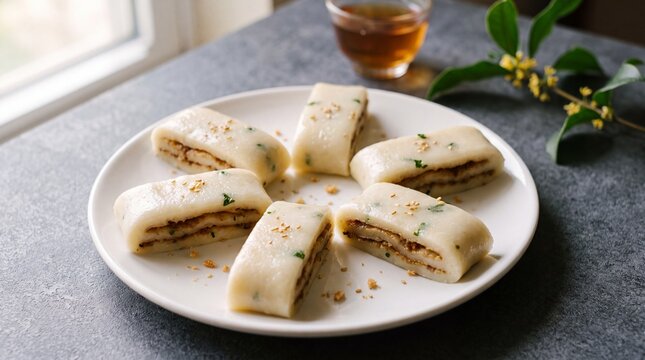 Chinese traditional festival food Chongyang cake