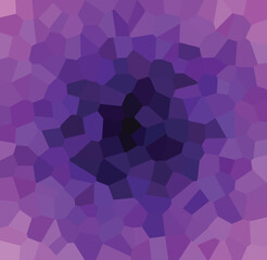 Obraz premium Radial crystallization design in rich violet and deep magenta shades with dark center