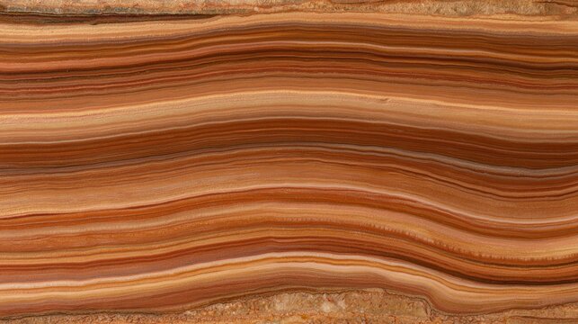 A warm jasper stone shows an earthy banded pattern with polished surface. Space is available for additional content or text.