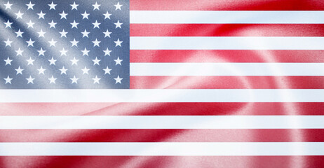 Obraz premium Grunge USA flag. American flag with grunge texture.
