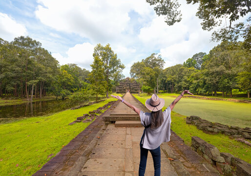 The ancient Angkor Wat temple - Cambodia