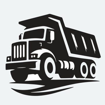 truck logo vector icon design