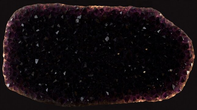 Monolithic Dark Plum Raw Amethyst Slab
