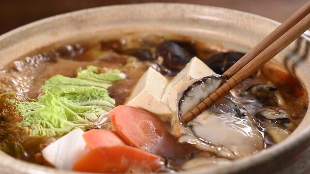 牡蠣味噌鍋