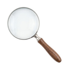 Magnifying Glass with Wooden Handle © maximon4ik