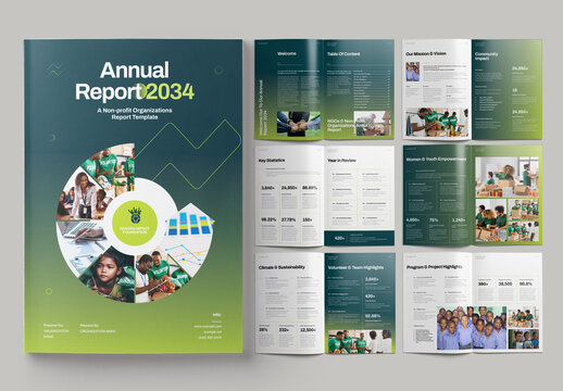Non Profit Annual Report Brochure