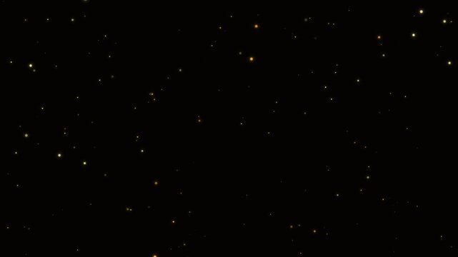 Cinematic night sky with glowing stars 4K stock video