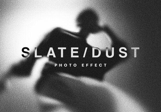 Slate Dust Effect For Poster And Social Media Design