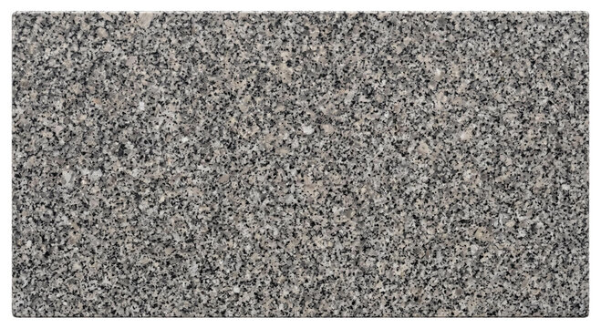Close-up texture of speckled grey granite stone with black and white flecks