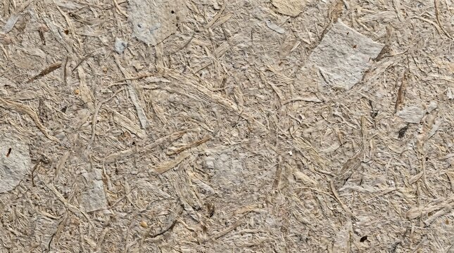 Natural handmade paper texture background with organic wood fiber inclusions and recycled pulp surface design for sustainable packaging projects and art crafts.