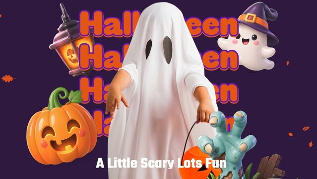 Cute 3D Halloween Opener