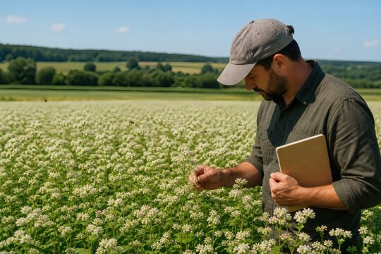 Buckwheat pollinator field