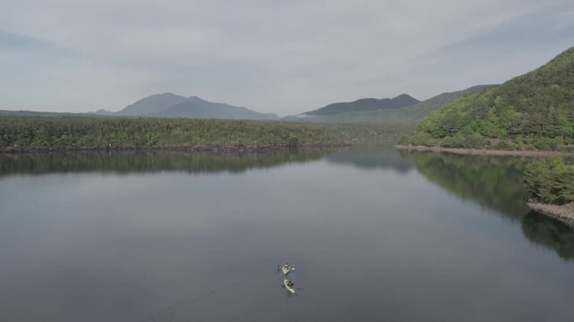湖, 西湖, 富士五湖, カヤック