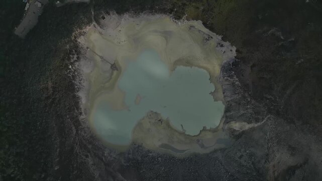 Kawah Putih White Crater from above