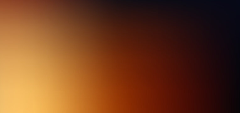 Warm dark brown and orange abstract gradient background sunset style