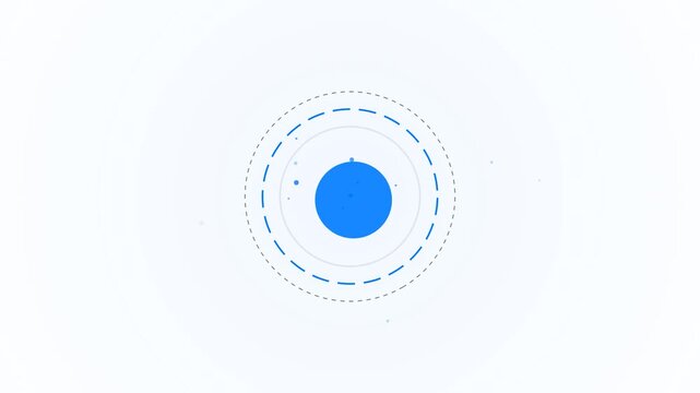 circle abstract technology background