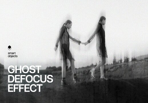 Ghostly Defocus Effect For Poster And Social Media Design