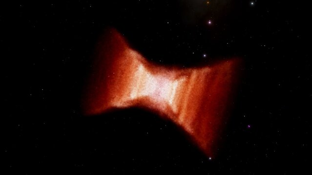 Red Rectangle Nebula HD 44179 Protoplanetary 8K 3D Render
