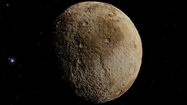 Sedna Dwarf Planet Trans-Neptunian Object 8K 3D Render