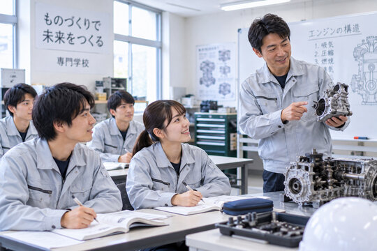 作業着・専門学校・技術教育