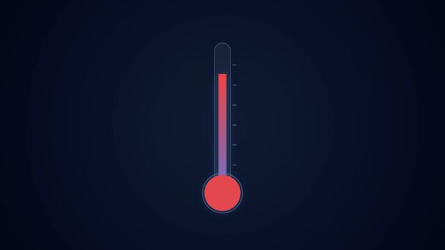 Thermometer Temperature VIdeo Motion Graphic