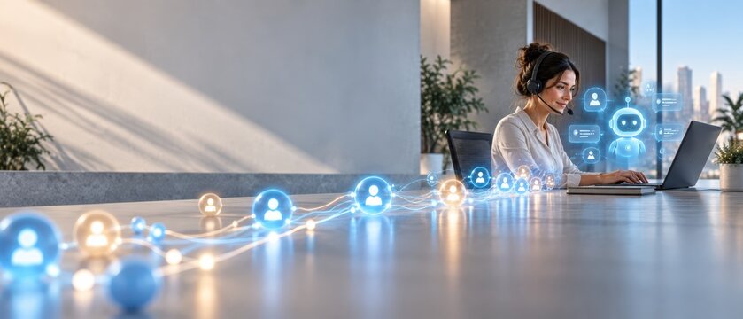 AI Orchestrated Customer Journey Flow Toward Human Support Agent