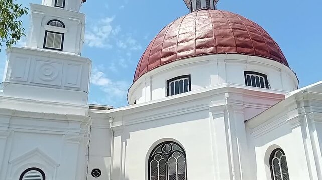 GPIB Immanuel church Semarang, historic dutch colonial church in central java, Indonesia.