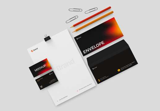 Professional Business Stationery Mockup Set
