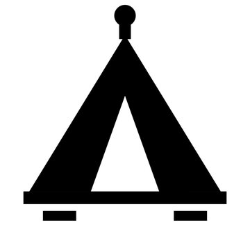Sensory calm down tent den icon