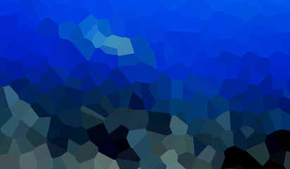 Obraz premium Abstract blue geometric mosaic background with polygonal shapes and gradient texture