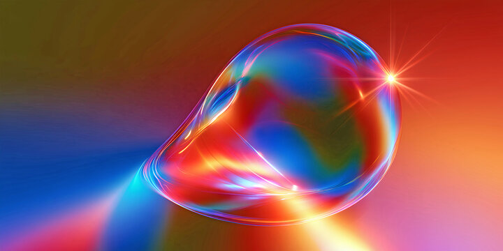 sphere, abstract, color, prism, light, refraction, bubble, translucent, merge, fluid, motion, vibrant, red, blue, green, yellow, purple, glow, soft, luminous, shape, organic, surreal, gradient, blend,