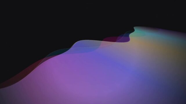 Colorful particle starburst blooming and fading, seamless loop on black background