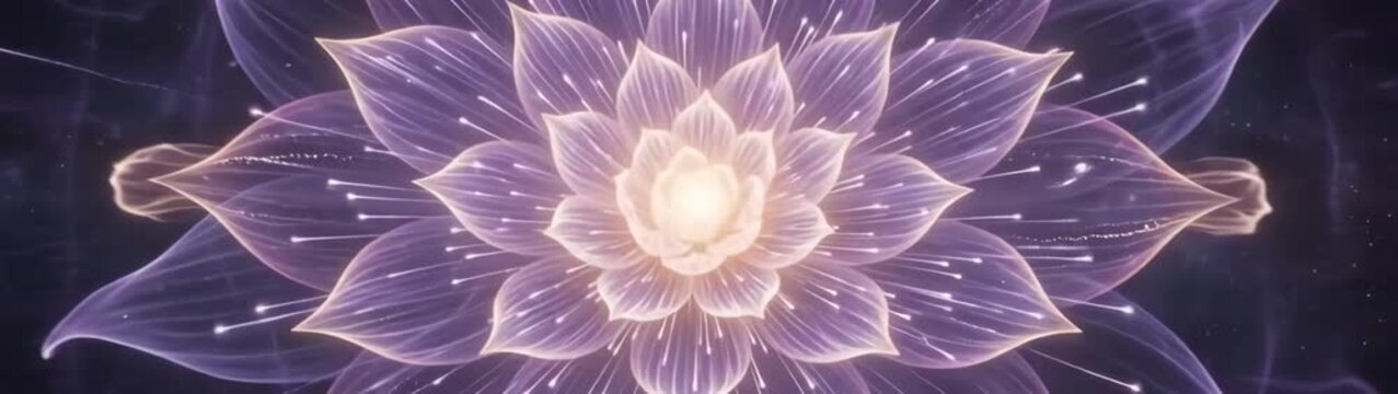 Quantum physics and energy ripple concept abstract light waves expanding from a central point futuristic digital background with glowing purple rings.