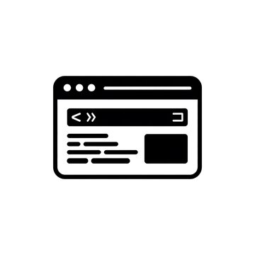 Web development browser window icon