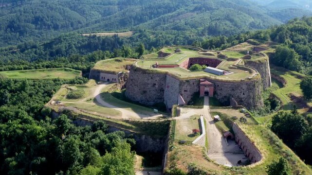 The Silver Mountain Fortress is a fortress in the Lower Silesian Voivodeship of Poland above the village of Silver Mountain. The fortress was built between 1765 and 1777.